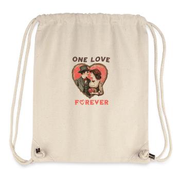 Eternal love - Stanley/Stella Recycled Gym Bag - natural - Front