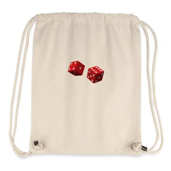 Red dice - Stanley/Stella Recycled Gym Bag - natural - Front