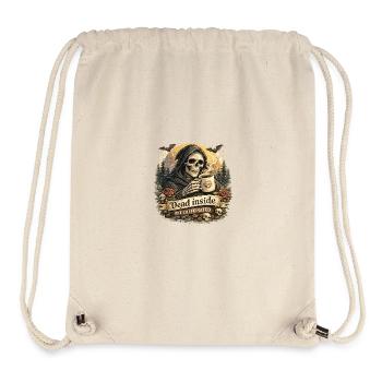 Mort and Café Caffeiné - Stanley/Stella Recycled Gym Bag - natural - Front