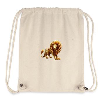 Lion d’or - Sac à cordon recyclé Stanley/Stella - blanc naturel - Devant