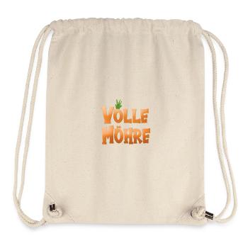 Volle Möhre - Stanley/Stella recycelter Gym Bag - Naturweiß - Vorne
