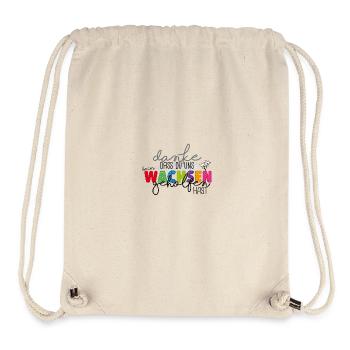 Danke fürs Wachsen - Stanley/Stella recycelter Gym Bag - Naturweiß - Vorne