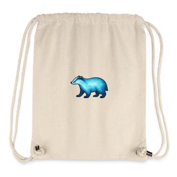 Soul Animal and Guardian Being: Badger - Stanley/Stella Recycled Gym Bag - natural - Front