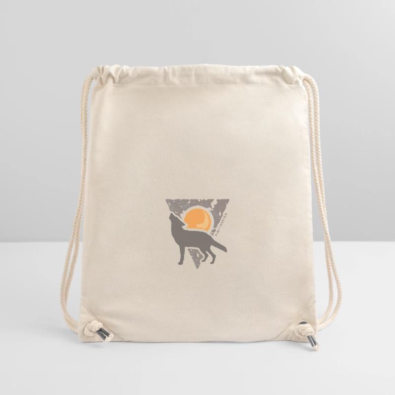 Wolf Full Moon Stanley/Stella Recycled Gym Bag