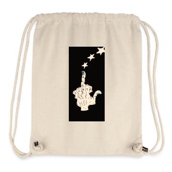 Mittelfinger Liebe - Stanley/Stella recycelter Gym Bag - Naturweiß - Vorne