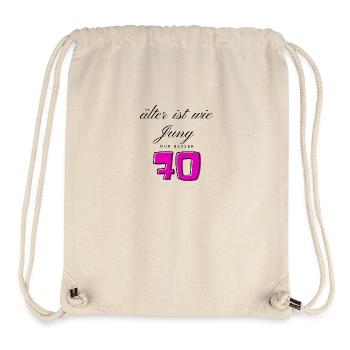 70th Birthday - Stanley/Stella Recycled Gym Bag - natural - Front