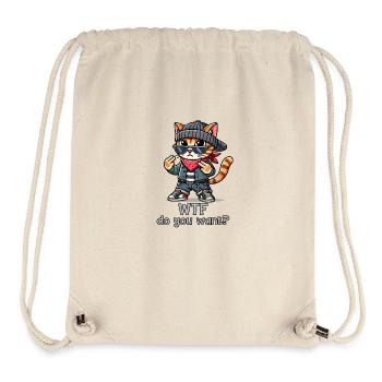 WTF willst du? - Stanley/Stella recycelter Gym Bag - Naturweiß - Vorne