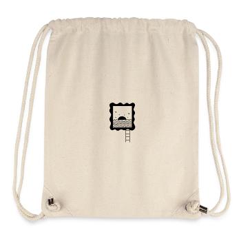 Fenster zum Meer - Stanley/Stella recycelter Gym Bag - Naturweiß - Vorne