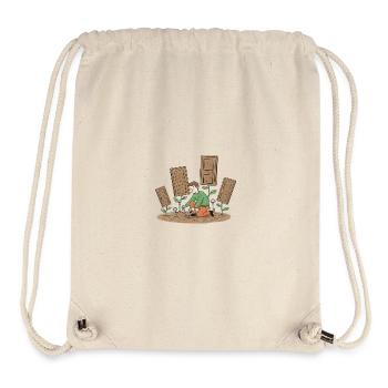 Gärtner wächst Türen - Stanley/Stella recycelter Gym Bag - Naturweiß - Vorne