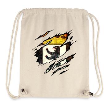 Berlin - Berlin Zerrissen - Stanley/Stella recycelter Gym Bag - Naturweiß - Vorne