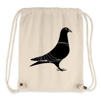 Brieftaube Schatten - Stanley/Stella recycelter Gym Bag - Naturweiß - Vorne