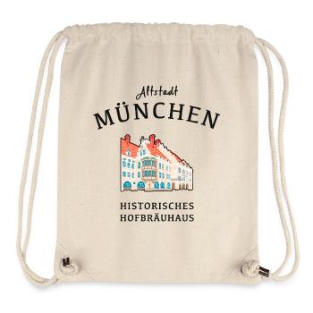 München, Historisches Hofbräuhaus, Bayern - Stanley/Stella recycelter Gym Bag - Naturweiß - Vorne