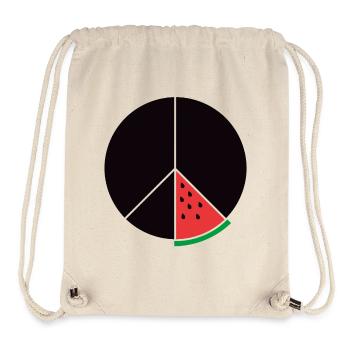 Gaza Peace - Stanley/Stella Recycled Gym Bag - natural - Front