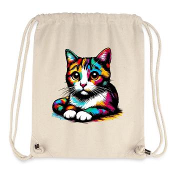 Cat - Stanley/Stella Recycled Gym Bag - natural - Front