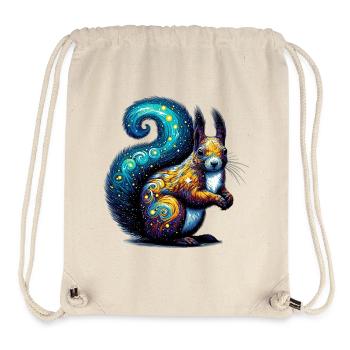 Squirrel - Stanley/Stella Recycled Gym Bag - natural - Front