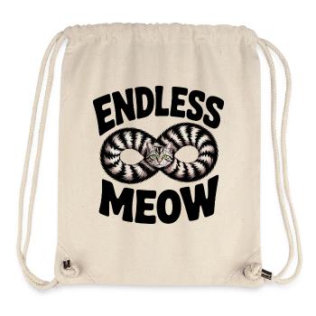 Endlose Miau-Katze - Stanley/Stella recycelter Gym Bag - Naturweiß - Vorne
