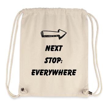 Next Stop: Everywhere – Travel Fever - Stanley/Stella Recycled Gym Bag - natural - Front