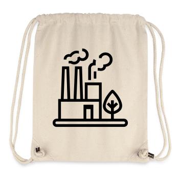 usine écologique - Sac à cordon recyclé Stanley/Stella - blanc naturel - Devant
