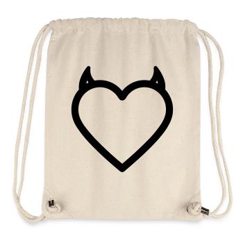 Demon Heart - Stanley/Stella Recycled Gym Bag - natural - Front