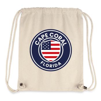 Marke Cape Coral Florida - Stanley/Stella recycelter Gym Bag - Naturweiß - Vorne