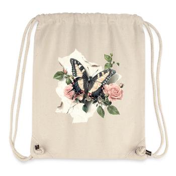 Butterfly Vintage - Stanley/Stella Recycled Gym Bag - natural - Front