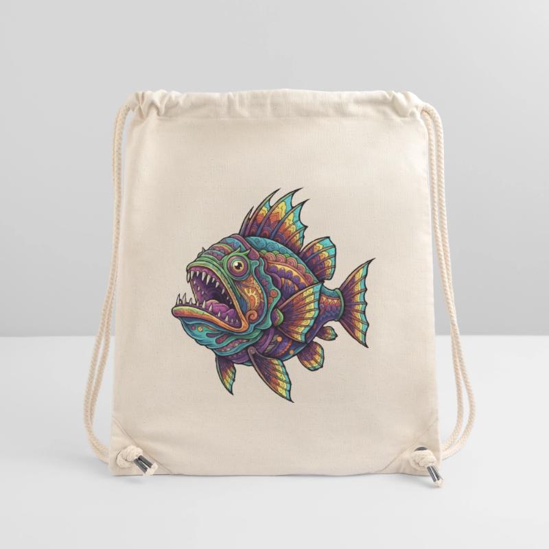 Rainbow Fish with Pattern Stanley/Stella Recycled Gym Bag