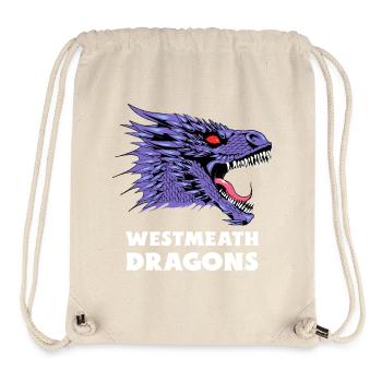 Westmeath Dragons - Sac à cordon recyclé Stanley/Stella - blanc naturel - Devant