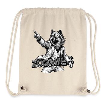 Eurasier | Folies - Sac à cordon recyclé Stanley/Stella - blanc naturel - Devant