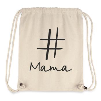 #Mama – Modernes Hashtag Textdesign - Stanley/Stella recycelter Gym Bag - Naturweiß - Vorne