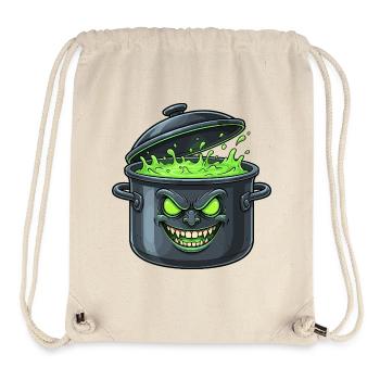 Spooky Green Pot Magic - Stanley/Stella Recycled Gym Bag - natural - Front