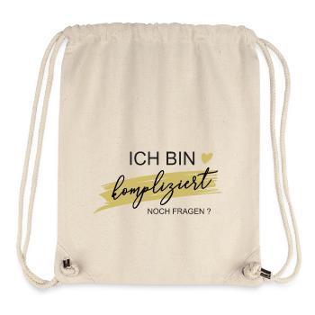 I'm complicated! Any questions? -Gift - Stanley/Stella Recycled Gym Bag - natural - Front
