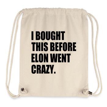 i bought this before elon went crazy - Stanley/Stella recycelter Gym Bag - Naturweiß - Vorne