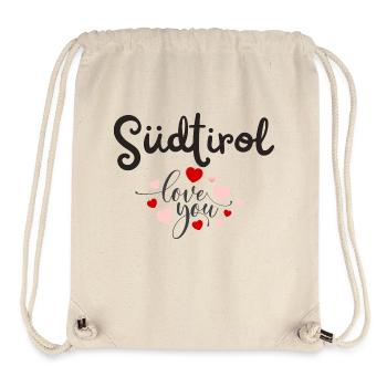 Tyrol du Sud - Sac à cordon recyclé Stanley/Stella - blanc naturel - Devant