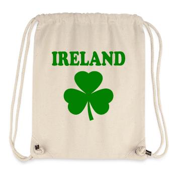 Irland kleeblatt - Stanley/Stella recycelter Gym Bag - Naturweiß - Vorne