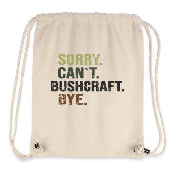 Bushcraft Carmoflage Wild Camping Survival - Stanley/Stella Recycled Gym Bag - natural - Front