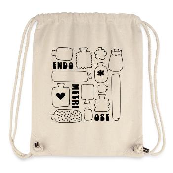 Endo Wärmflaschen [schwarz] - Stanley/Stella recycelter Gym Bag - Naturweiß - Vorne