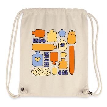 EndoWärmflaschen [orange] - Stanley/Stella recycelter Gym Bag - Naturweiß - Vorne