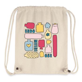 Endo Wärmflaschen [pink] - Stanley/Stella recycelter Gym Bag - Naturweiß - Vorne