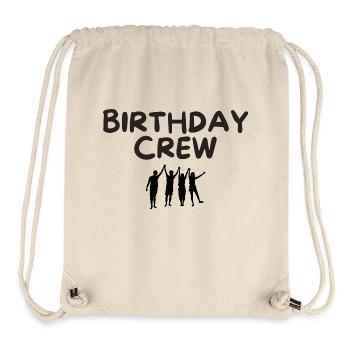 Birthday Crew - Stanley/Stella Recycled Gym Bag - natural - Front