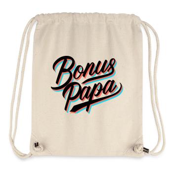 Bonus Papa - Stanley/Stella recycelter Gym Bag - Naturweiß - Vorne