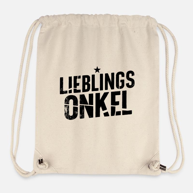 Lieblingsonkel - Stanley/Stella recycelter Gym Bag - Naturweiß