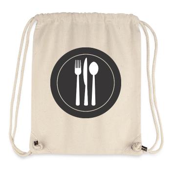 cutlery crockery flatware silverware cutlery154 - Stanley/Stella Recycled Gym Bag - natural - Front