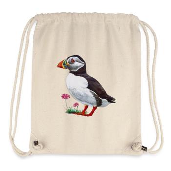 Papageitaucher - Stanley/Stella recycelter Gym Bag - Naturweiß - Vorne