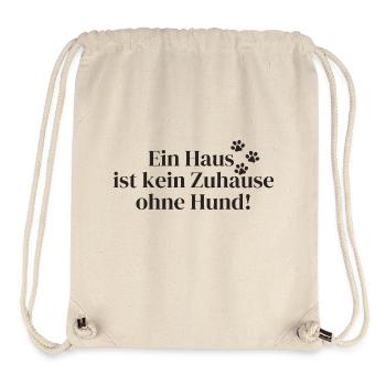 Hundespruch - Stanley/Stella recycelter Gym Bag - Naturweiß - Vorne
