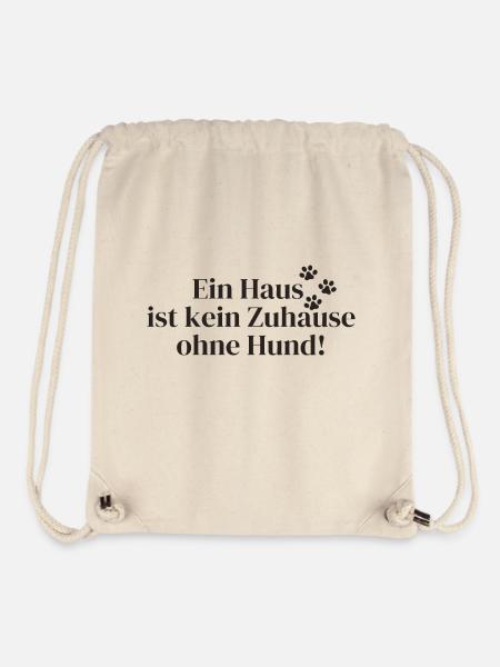Hundespruch - Stanley/Stella recycelter Gym Bag - Naturweiß