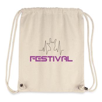 Festival - Stanley/Stella recycelter Gym Bag - Naturweiß - Vorne