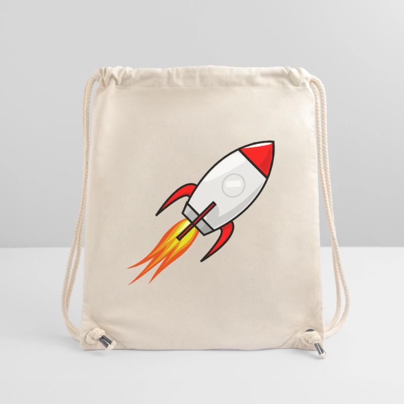 Rocket Red Sac à cordon recyclé Stanley/Stella