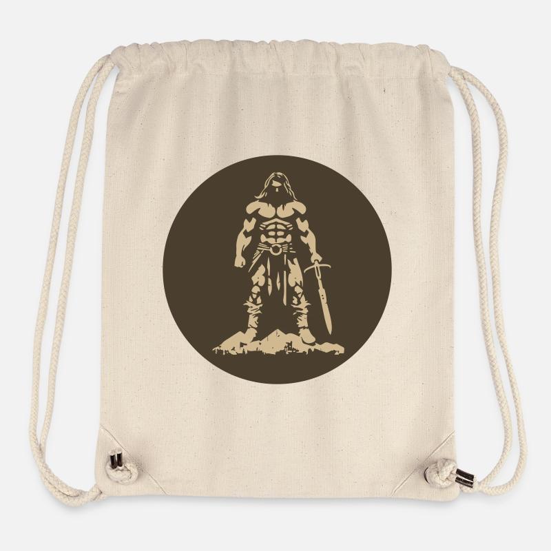 Pouvoir barbare - Sac à cordon recyclé Stanley/Stella - blanc naturel