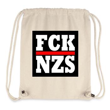 Fck nzs - Stanley/Stella Recycled Gym Bag - natural - Front