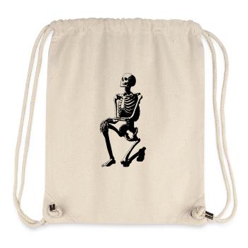 Kneeling Skeleton - Tarot Death-inspired - Stanley/Stella Recycled Gym Bag - natural - Front